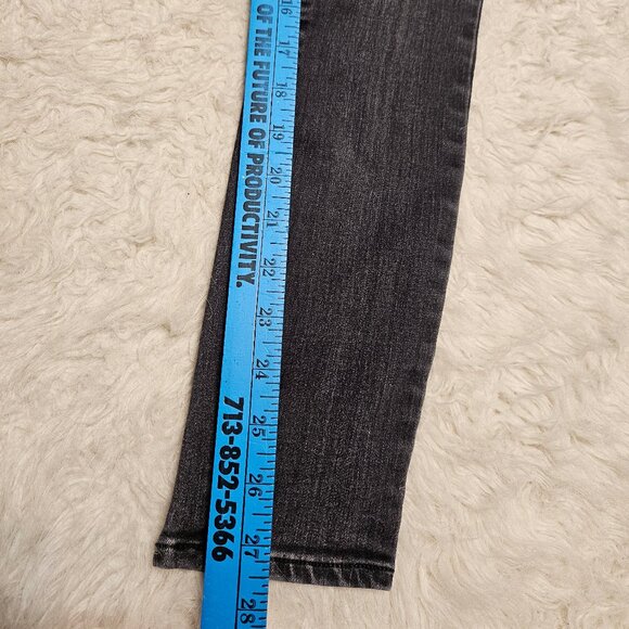 Gap Women's Black Skinny Elastic Waist Denim Jeans Size: XS - Picture 6 of 9